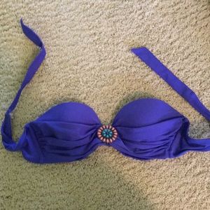 Strapless bikini top